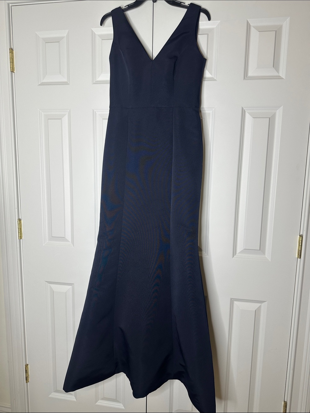 Amsale Mackayla Navy Gown Sz6 - Picture 4 of 9